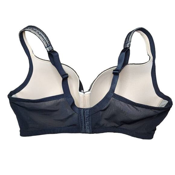 Cacique Women Intimates, Full Coverage Black & Taupe Padded Lace Bra, 42DD/42E - Picture 9 of 9